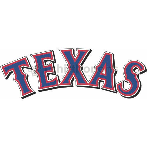 Texas Rangers T-shirts Iron On Transfers N1974 - Click Image to Close